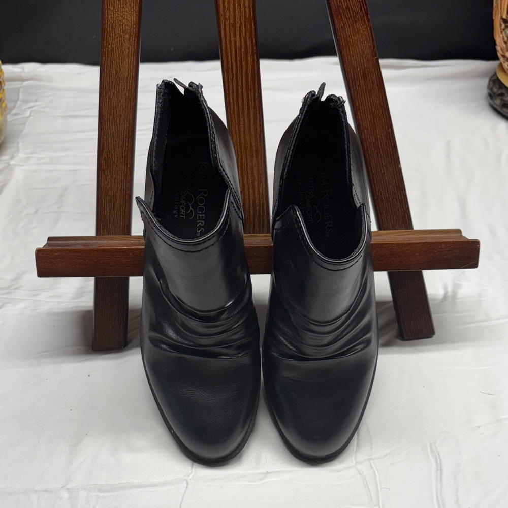Kim Rogers Elegant Black Ankle Booties